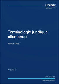 Terminologie juridique allemande