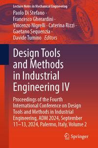 Design Tools and Methods in Industrial Engineering IV