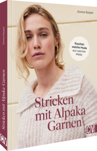 Stricken mit Alpaka-Garnen