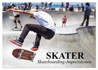 Skater. Skateboarding-Impressionen (Wandkalender 2025 DIN A2 quer), CALVENDO Monatskalender