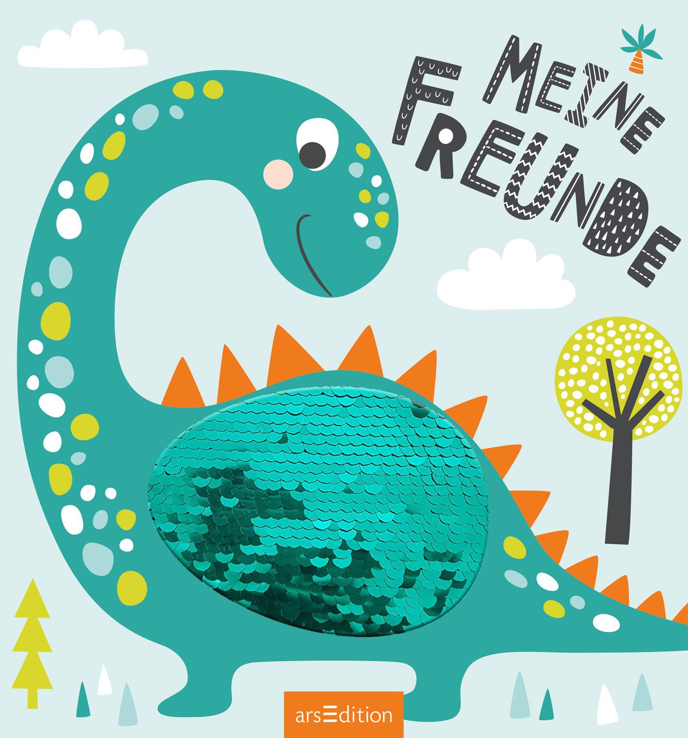 Meine Freunde – Dinos (mit Wendepailletten)