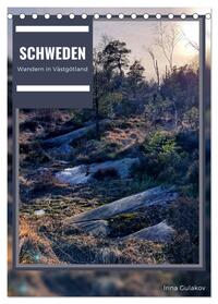 Schweden - Wandern in Västergötland (Tischkalender 2025 DIN A5 hoch), CALVENDO Monatskalender