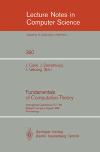 Fundamentals of Computation Theory