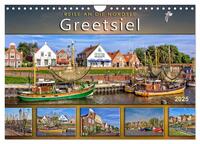 Reise an die Nordsee - Greetsiel (Wandkalender 2025 DIN A4 quer), CALVENDO Monatskalender