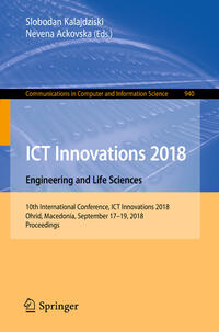 ICT Innovations 2018. Engineering and Life Sciences