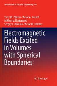 Electromagnetic Fields Excited in Volumes with Spherical Boundaries