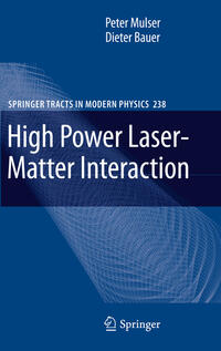 High Power Laser-Matter Interaction