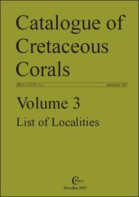 Catalogue of Cretaceous Corals / List of Localities