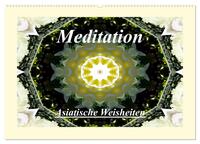 Meditation - Asiatische Weisheiten (Wandkalender 2025 DIN A2 quer), CALVENDO Monatskalender