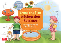 Emma und Paul erleben den Sommer. Erzählschienen-Figurenset