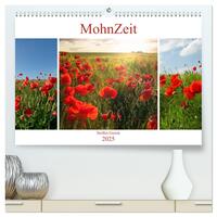 MohnZeit (hochwertiger Premium Wandkalender 2025 DIN A2 quer), Kunstdruck in Hochglanz