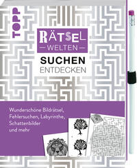 Rätselwelten – Rätseln, Suchen & Entdecken: Wunderschöne Bildrätsel, Fehlersuchen, Labyrinthe, Schattenbilder und mehr