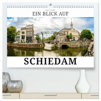 Ein Blick auf Schiedam (hochwertiger Premium Wandkalender 2025 DIN A2 quer), Kunstdruck in Hochglanz