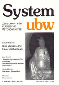 Eine chinesische Harnreizphantasie /"Bin das furchtsamste Tier auf Erden..." - Das Selbstzeugnis eines religiösen Melancholikers /Die neuen Speisetabus