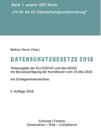 Datenschutzgesetze 2018