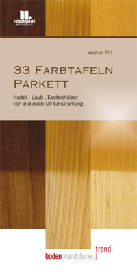 33 Farbtafeln Parkett