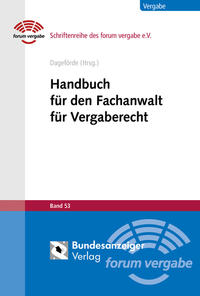 Handbuch für den Fachanwalt für Vergaberecht