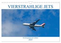 Vierstrahlige Jets (Wandkalender 2025 DIN A4 quer), CALVENDO Monatskalender