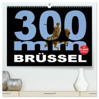 300mm - Brüssel (hochwertiger Premium Wandkalender 2025 DIN A2 quer), Kunstdruck in Hochglanz