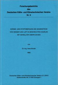 Wärme- und Stoffübergang bei Gegenstrom von Wasser und Luft in senkrechten Kanälen mit gewellten Oberflächen