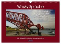 Whisky-Sprüche (Wandkalender 2025 DIN A3 quer), CALVENDO Monatskalender