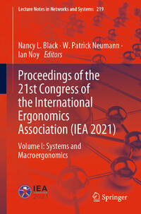 Proceedings of the 21st Congress of the International Ergonomics Association (IEA 2021)