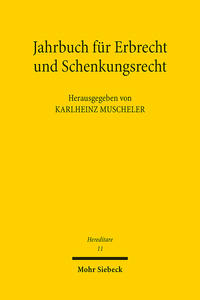 Jahrbuch für Erbrecht und Schenkungsrecht