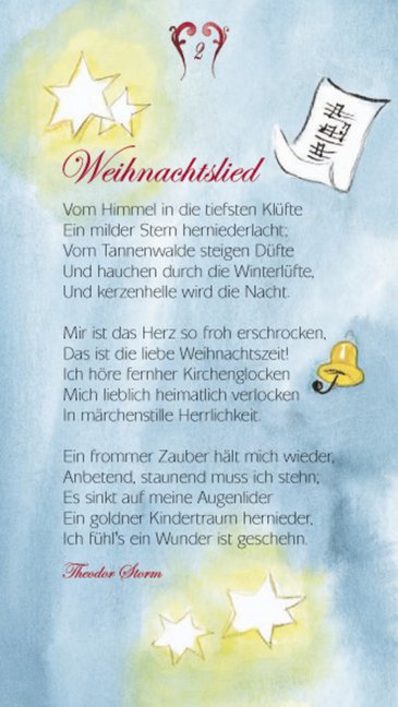 Poesie-Adventskalender