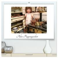 Altes Puppengeschirr (hochwertiger Premium Wandkalender 2025 DIN A2 quer), Kunstdruck in Hochglanz