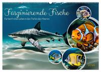 Faszinierende Fische (Wandkalender 2025 DIN A2 quer), CALVENDO Monatskalender