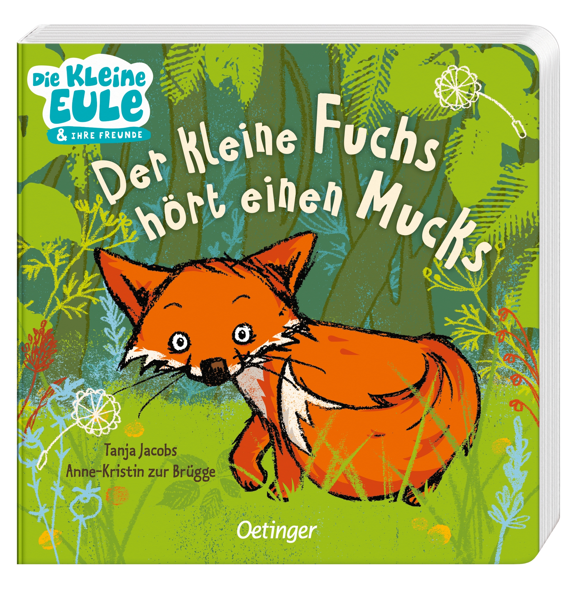 Der kleine Fuchs hört einen Mucks