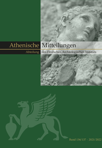 Mitteilungen des Deutschen Archäologischen Instituts, Athenische Abteilung