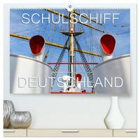 Schulschiff Deutschland in Bremen-Vegesack (hochwertiger Premium Wandkalender 2025 DIN A2 quer), Kunstdruck in Hochglanz