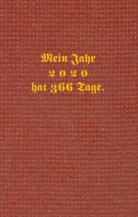 Kalenderbuch 2020