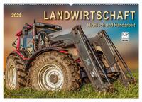 Landwirtschaft - Hightech und Handarbeit (Wandkalender 2025 DIN A2 quer), CALVENDO Monatskalender