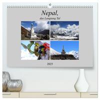 Nepal, das Langtang Tal (hochwertiger Premium Wandkalender 2025 DIN A2 quer), Kunstdruck in Hochglanz