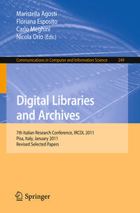 Digital Libraries and Archives