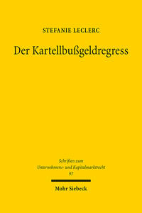 Der Kartellbußgeldregress