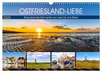 OSTFRIESLAND-LIEBE (Wandkalender 2025 DIN A3 quer), CALVENDO Monatskalender