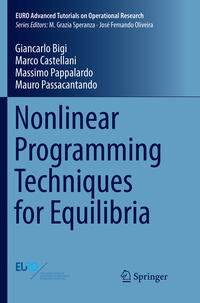 Nonlinear Programming Techniques for Equilibria