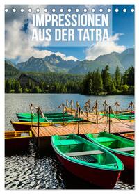 Impressionen aus der Tatra (Tischkalender 2025 DIN A5 hoch), CALVENDO Monatskalender