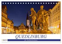 QUEDLINBURG FÜR NACHTSCHWÄRMER (Tischkalender 2025 DIN A5 quer), CALVENDO Monatskalender