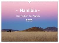 Namibia - Die Farben der Namib (Wandkalender 2025 DIN A3 quer), CALVENDO Monatskalender