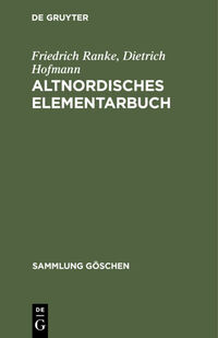 Altnordisches Elementarbuch