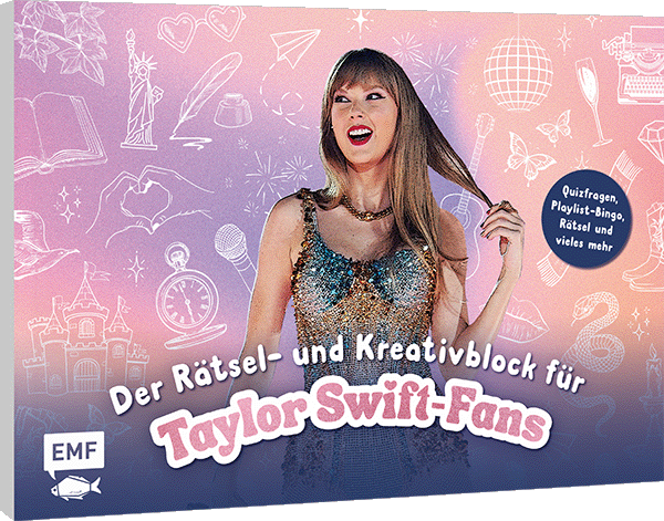 Der inoffizielle Rätsel- und Kreativblock für Taylor Swift-Fans