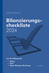 Bilanzierungscheckliste 2024