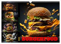 Burgerfood (Wandkalender 2025 DIN A3 quer), CALVENDO Monatskalender