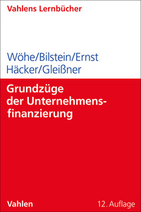 Grundzüge der Unternehmensfinanzierung