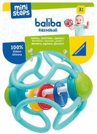 ministeps baliba Rasselball türkis - ab 3 Monate