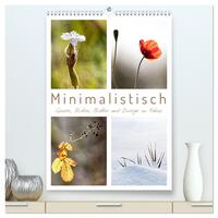 Minimalistisch, Gräser, Blüten, Blätter und Zweige im Fokus (hochwertiger Premium Wandkalender 2025 DIN A2 hoch), Kunstdruck in Hochglanz